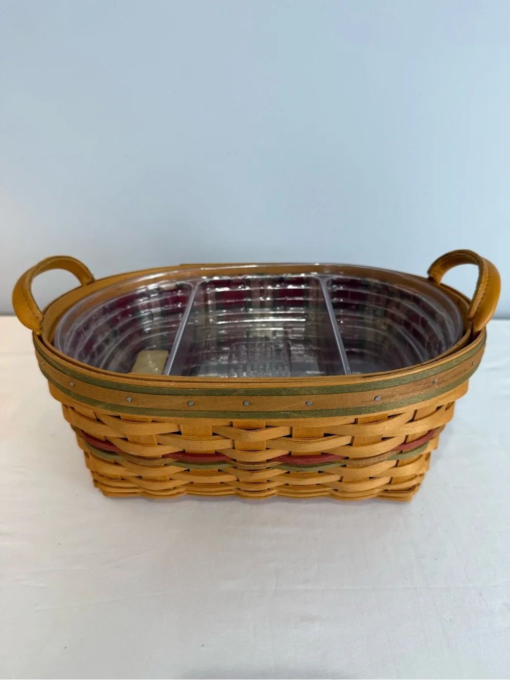 Longaberger Autumn Reflections Large Daily Blessings basket set